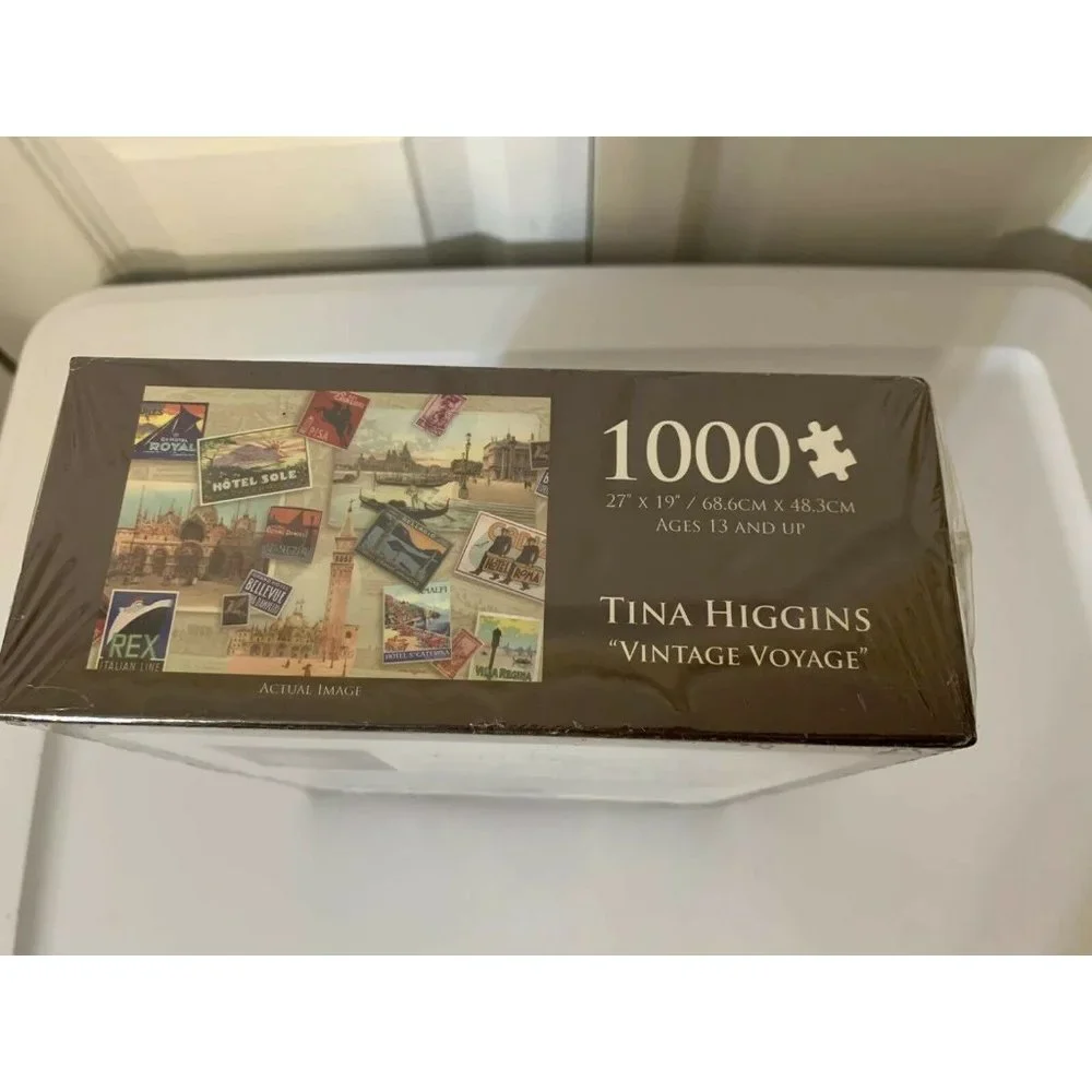 New Tina Higgins 1000 Piece Puzzle Vintage‎ Voyage